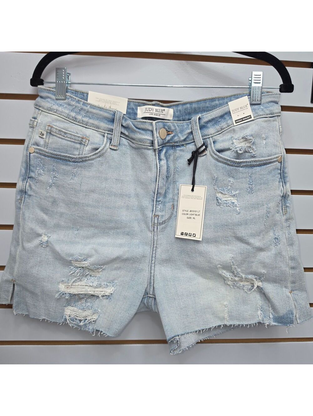 Judy Blue high waist denim shorts, XL